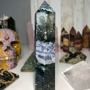 Ocean Jasper Tower! Crystals and Gemstone